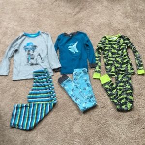 Used lot of boys PJs size 7/8.